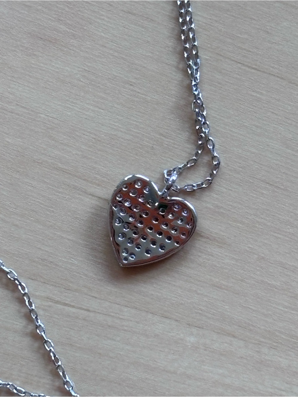 Bony Levy 18k White Gold Diamond Heart Pendant Necklace *New* - Picture 4 of 9